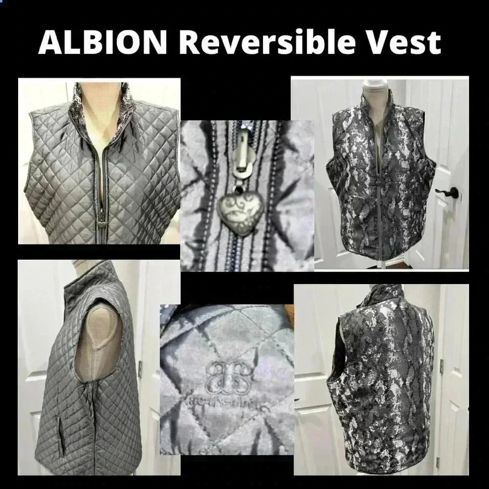 Albion Activology reversible puffer vest like new